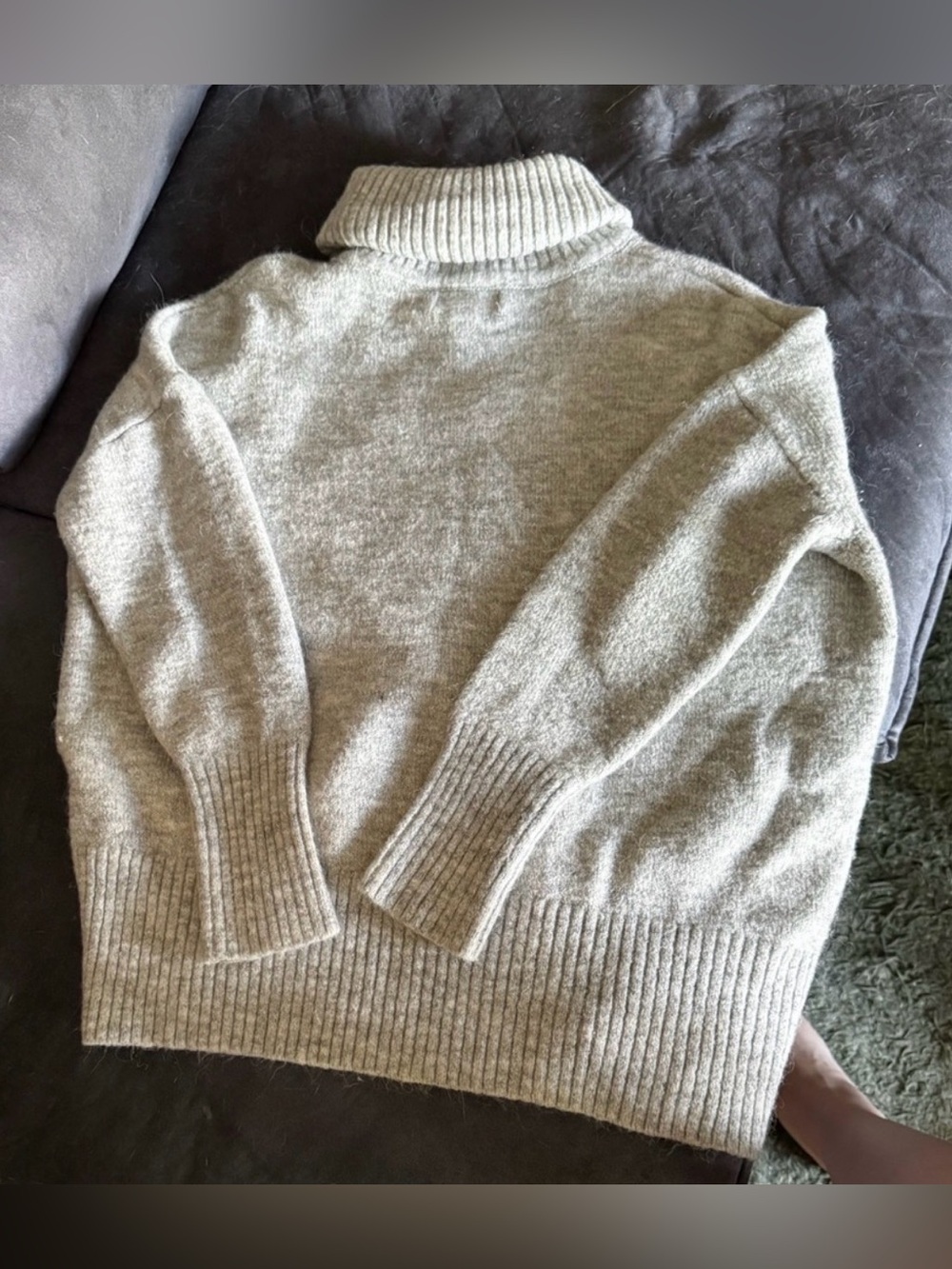 William Rast Oversized Knit Turtleneck Sweater